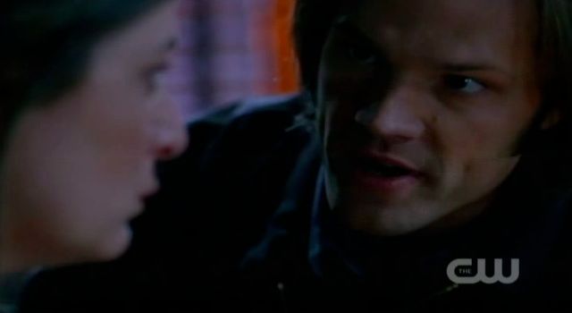 Supernatural S7x15 - Sam threatens Nora