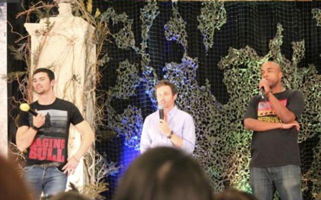 Supernatural BurCon 20120 - Matt Cohen, Rob Benedict, and Rick Worthy