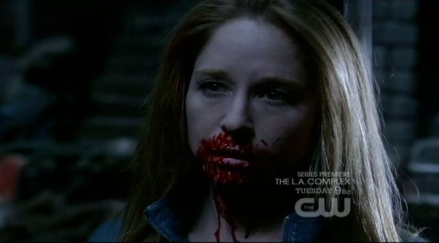 Supernatural S7x19 - Annie sees her own dead body.