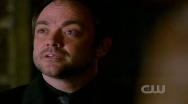 Supernatural S7x22 - Crowley talking to Dean and Sam