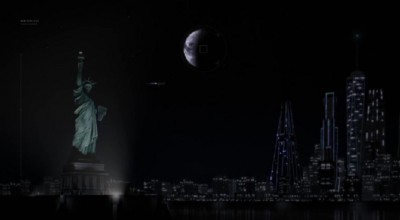 The Expanse S1x01 New York City in the 23rd century