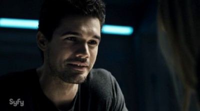 The Expanse S1x02 Holden during his flashback sequence with Ade