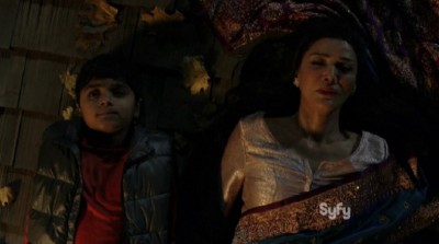 The Expanse S1x04 Crisjen and her grandson