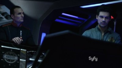 The Expanse S1x04 Lopez shares details with Holden