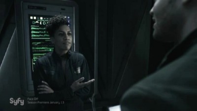 The Expanse S1x05 Naomi does not trust Johnson