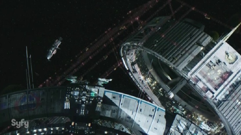 The Expanse S1x06 Approaching Tycho Station