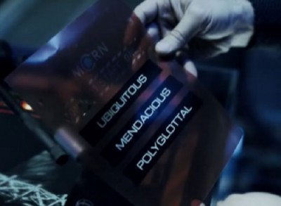 The Expanse S1x07 Alex reads the code words and adds a couple of Donkey Balls