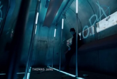 The Expanse S1x07 Miller alone on the shuttle after being fired from Star Helix