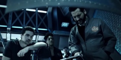 The Expanse S1x07 Our heroes detect a transmission emanating from their ship