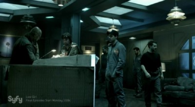 The Expanse S1x08 Our heroes and malcontent Kenzo arrive at the Blue Falcon Hotel