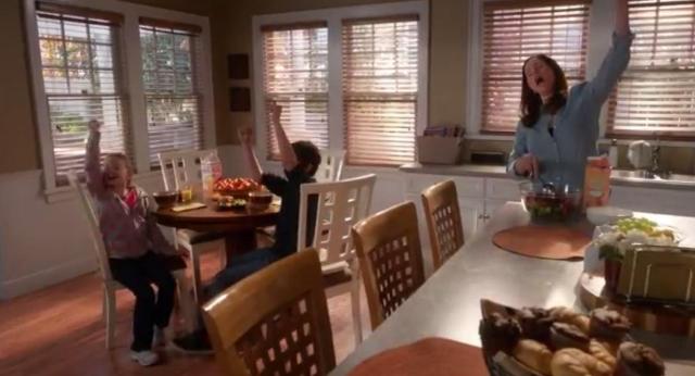 The Neighbors S2x21 Debbie and kids cheer