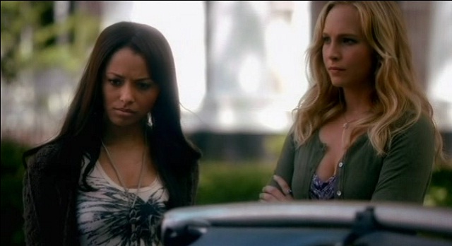 The Vampire Diaries 3x07 Bonnie and Caroline talk to Damon