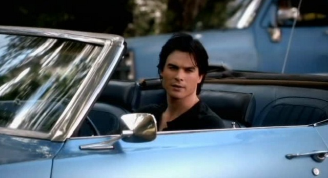 The Vampire Diaries 3x07 Damon pulls up for a chat