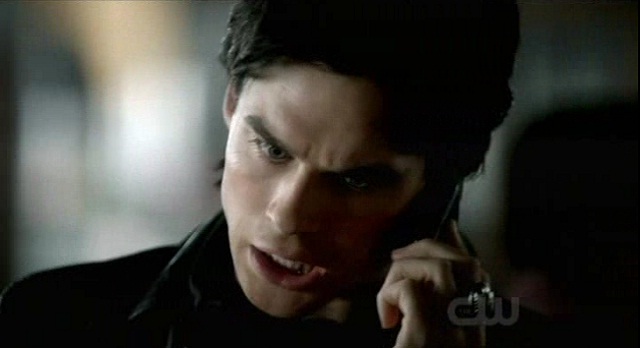 The Vampire Diaries S3x08 - Damon gets chewed out by Elena