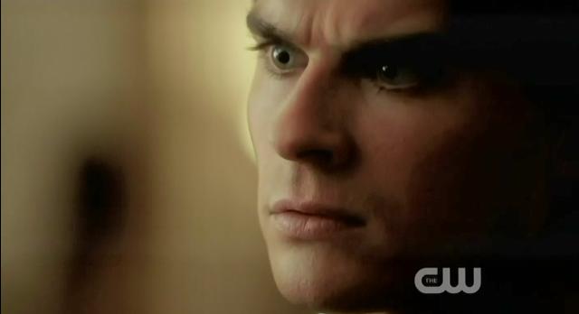 The Vampire Diaries S3x14 Damon hurt by Elena