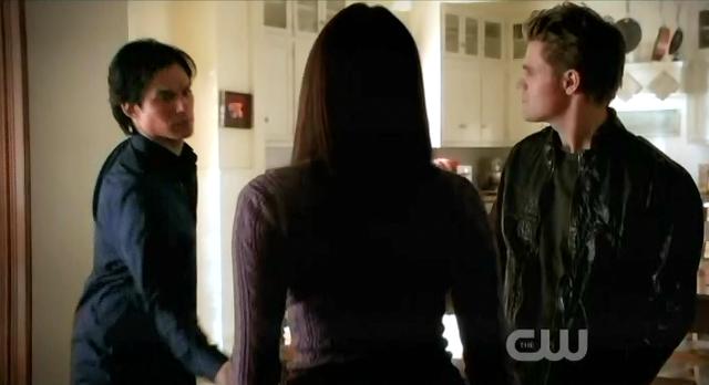 The Vampire Diaries S3x14 Damon takes Elena's invitation