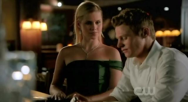 The Vampire Diaries S3x14 Matt at grill with Rebekah