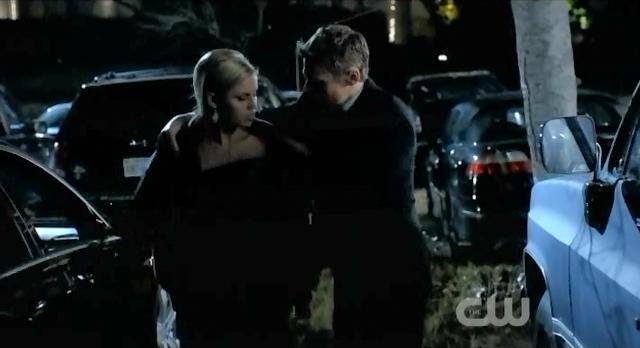 The Vampire Diaries S3x14 Matt giving Rebekah his coat