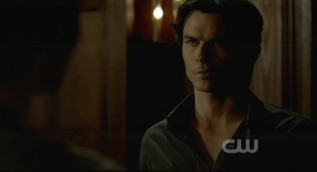 The Vampire Diaries S3x15 - Damon give Stefan a serious look