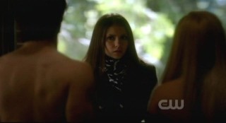 The Vampire Diaries S3x15 - Elena catches Rebekah and Damon in the act