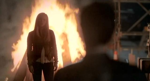 The Vampire Diaries S03x17 Rebekah burning the bridge