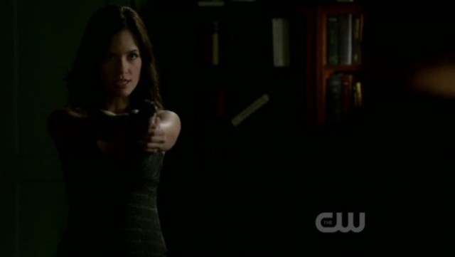 The Vampire Diaries 3x16 - Meredith Fell shoots Alaric Saltzman