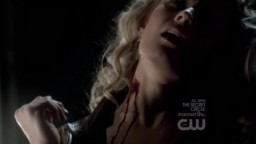 The Vampire Diaries 3x16 - a girl Damon and Rebekah forced Stefan to feed on