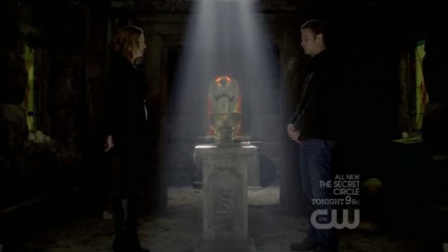 Vampire Diaries- 3x20- Ending Scene- Alaric turns into a vampire. 