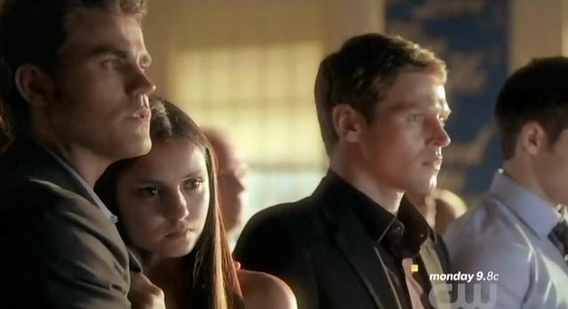 The Vampire Diaries S4 x 2 Stefan, Elena, Matt, and Jeremy