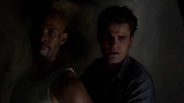 The Vampire Diaries S4x05 - Stefan escaping with Conner but embushed by Damon