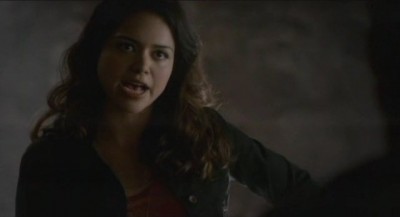 The Vampire Diaries S4x09 - Haley has found a secret witch to get rid of the wolves