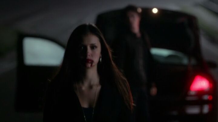 The Vampire Diaries S4x16 - Elena walking away from killing an innocent woman like a boss