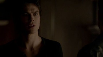 The Vampire Diaries S4x16 - Damon talking to Stefan about Elena's condition