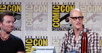 SDCC 2016 Jonathan Scarfe and Christopher Heyerdahl of van Helsing