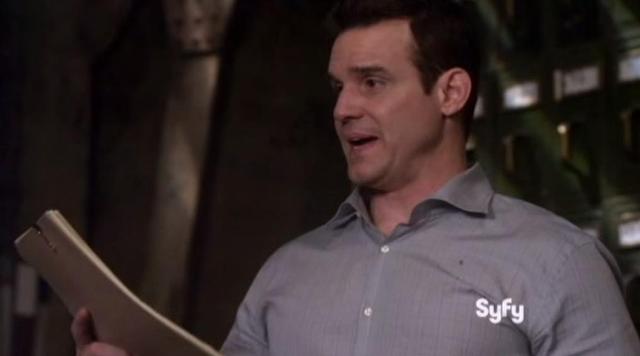 Warehouse 13 S4x11 Pete has nothing but paper