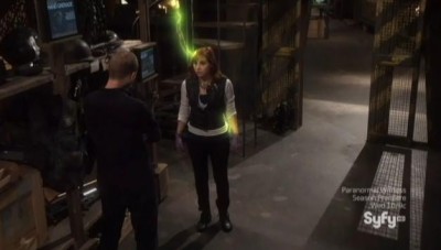 Warehouse 13 S4x15 Claudia zapped times 3