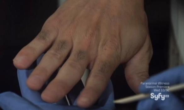 Warehouse 13 S4x15 shadowed hand