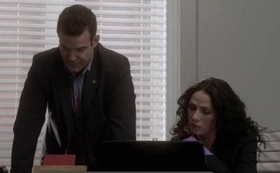 Warehouse 13 S4x17 Myka and Pete board members