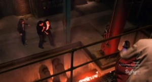 Warehouse 13 S3x13 - Lava exposed under the floor