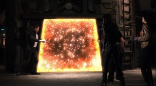 Warehouse 13 S4x01 - Pete heads for the portal to get Sykes