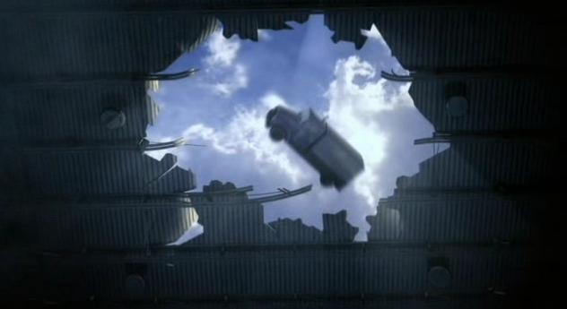 Warehouse13 S4x03 Falling truck