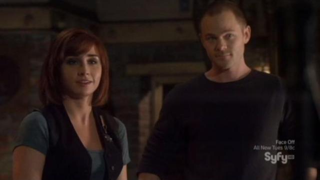 Warehouse 13 S4X07 Claudia and Steve 2