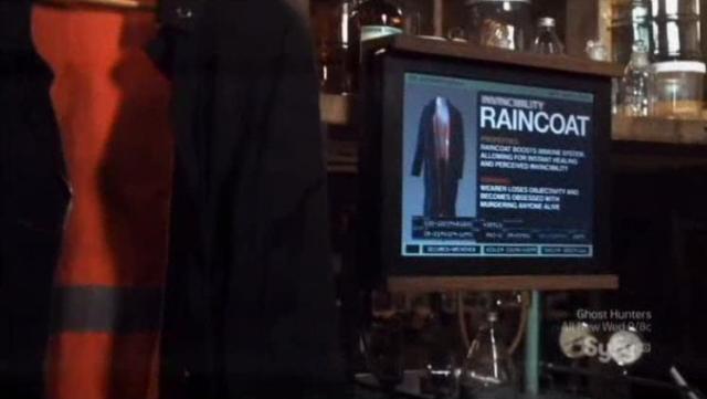 Warehouse 13 S4X07 Rain coat