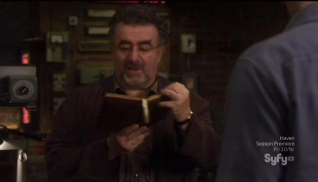 Warehouse 13 S4x08 Second Chance Artie reads
